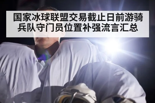 NHL hockey goalie